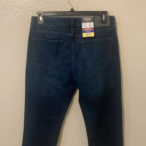 IZOD Deep Indigo Denim Pants - Picture 3 of 4